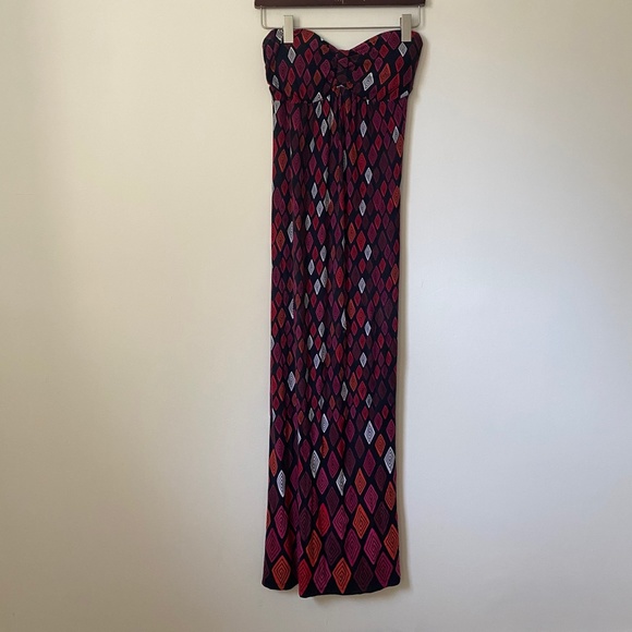 3/$25 Multicolour Triangle Strapless Maxi Dress - Picture 1 of 6
